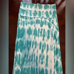 EUC - LulaRoe Tie-Dye Maxi Skirt
